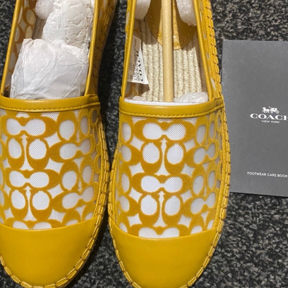 Size 9 Coach Espadrilles Shoes - Picture 1 of 3